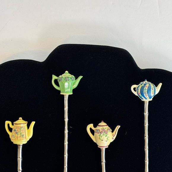 MARY ENGELBREIT TEAPOT TEASPOONS - Picture 3 of 5